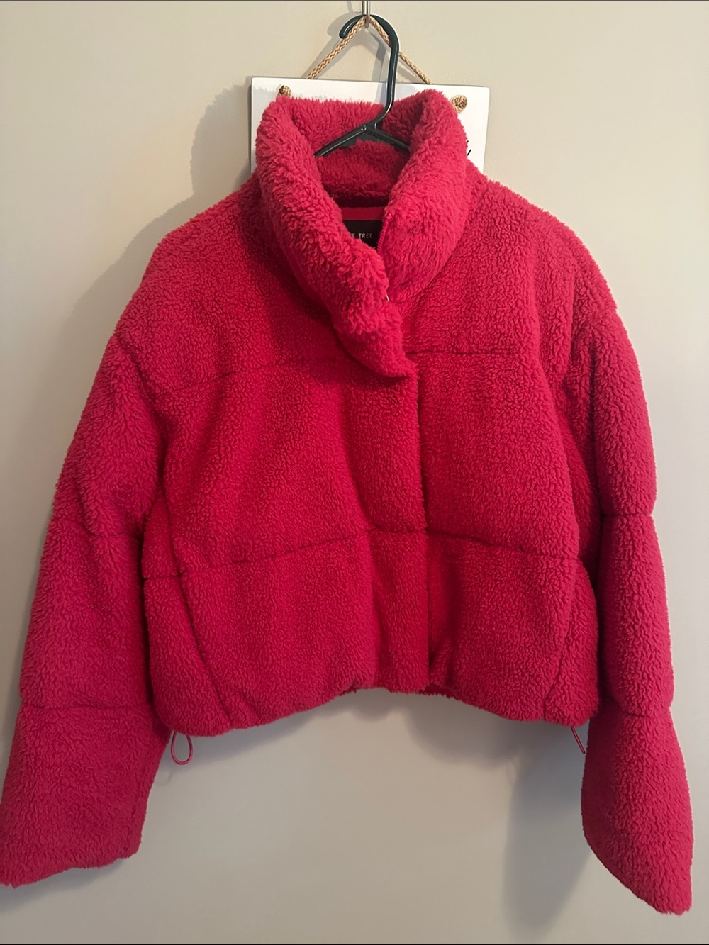 Love Tree Fuchsia Teddy Jacket